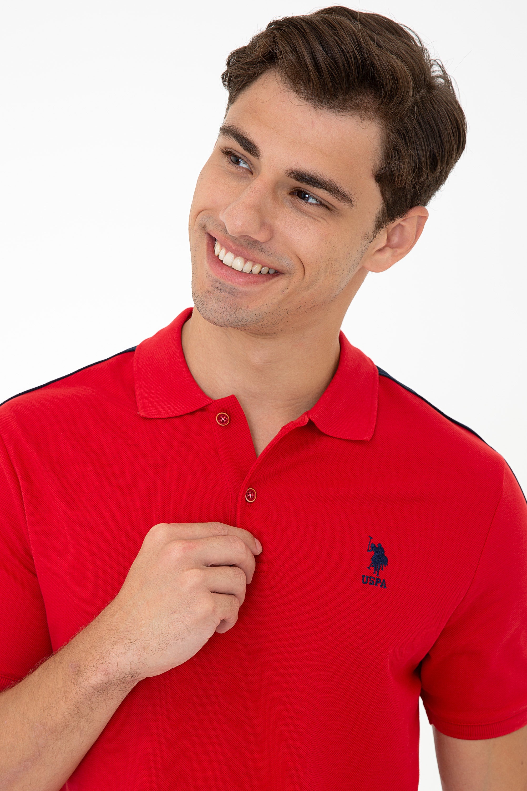 Bluzë polo me shirit USPA në sup