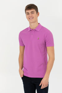 Bluzë polo klasike me logo të qëndisur
