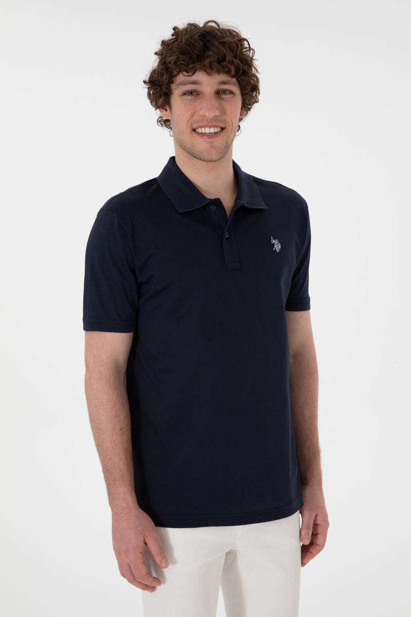 Bluzë polo me logo argjendi