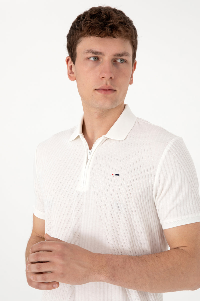 Bluzë polo me zinxhir