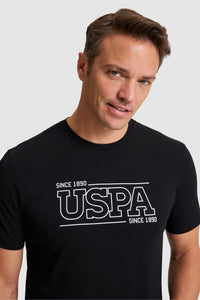 T-shirt me print "USPA"