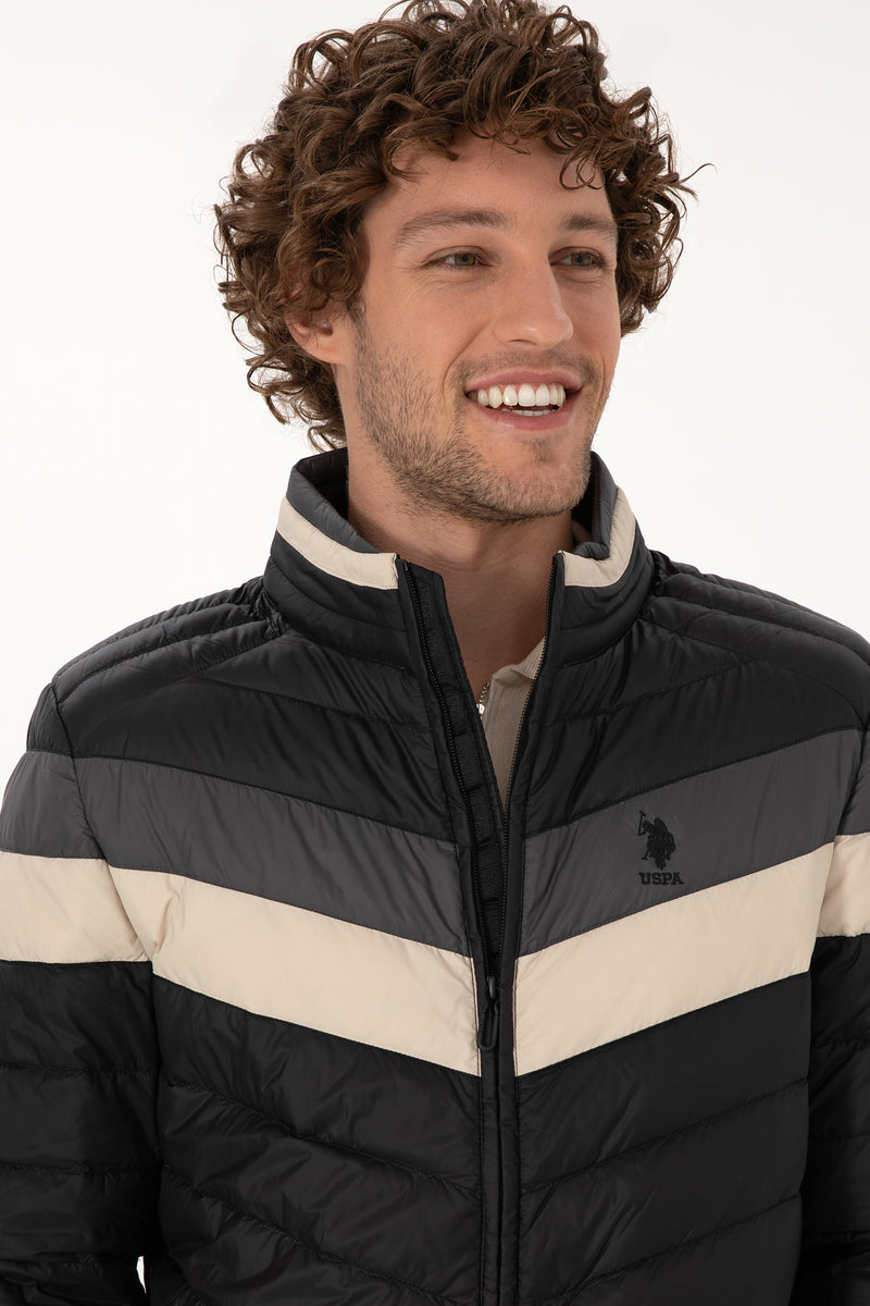 Xhup i lehtë klasik me shirita kontrasti