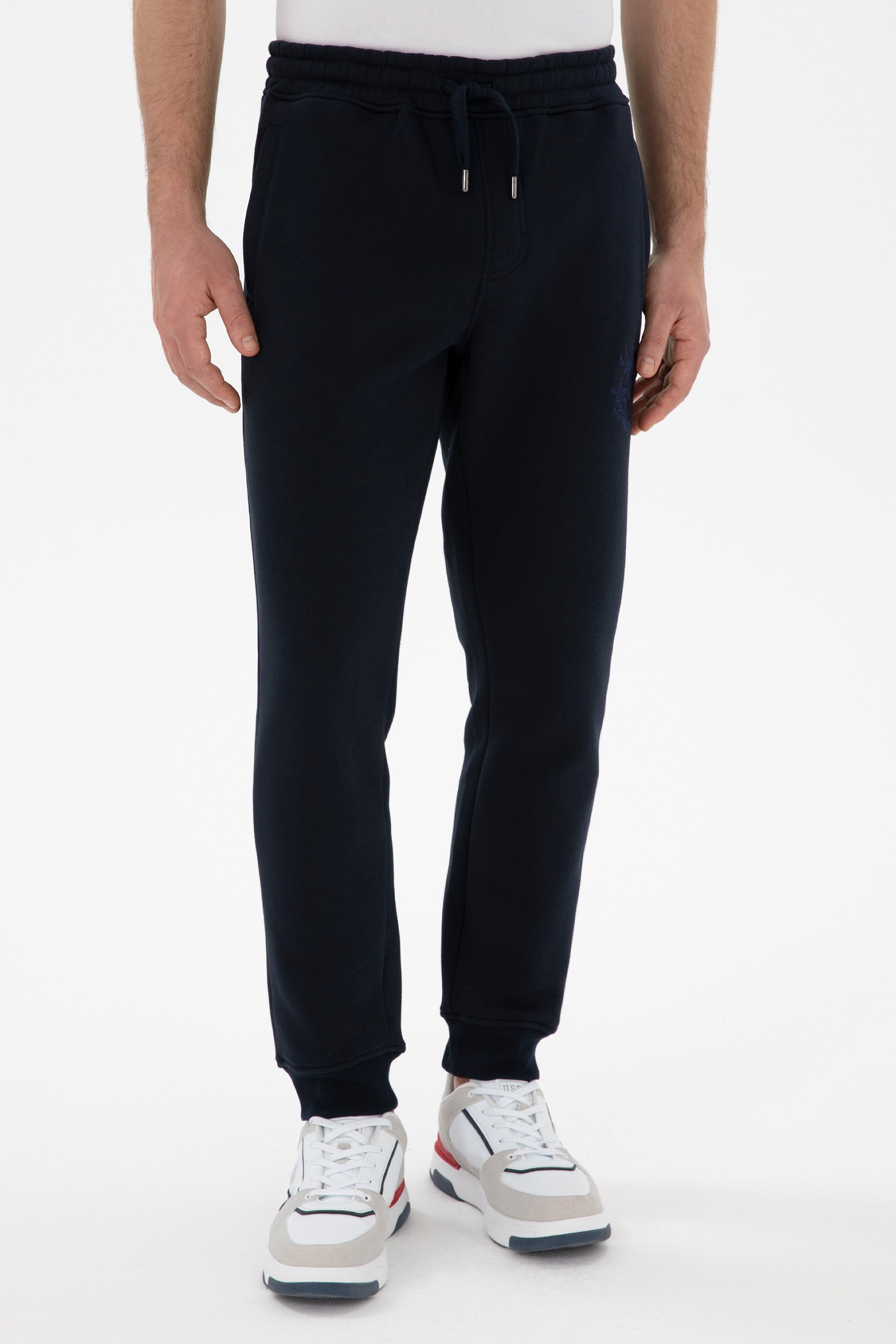 Tuta bazike sportive me logo të qëndisur