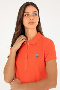 Bluzë polo bazike me logo klasike