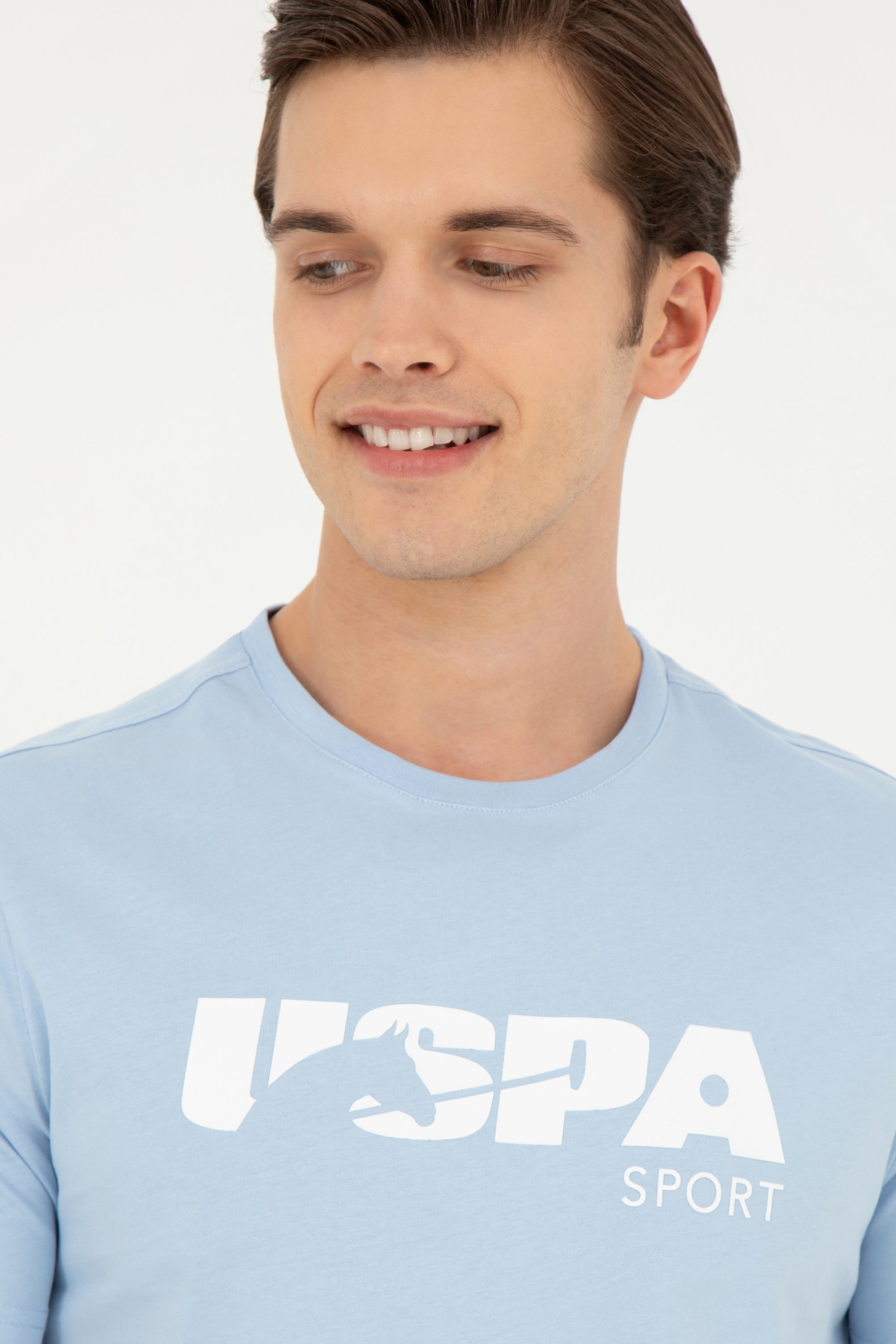 T-shirt USPA Sport me logo me kokë kali