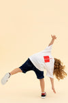 T-shirt USPA Sport me print minimalist për djem