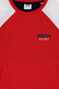 Bluze USPA Sport tringjyrëshe me xhepa anësore për djem