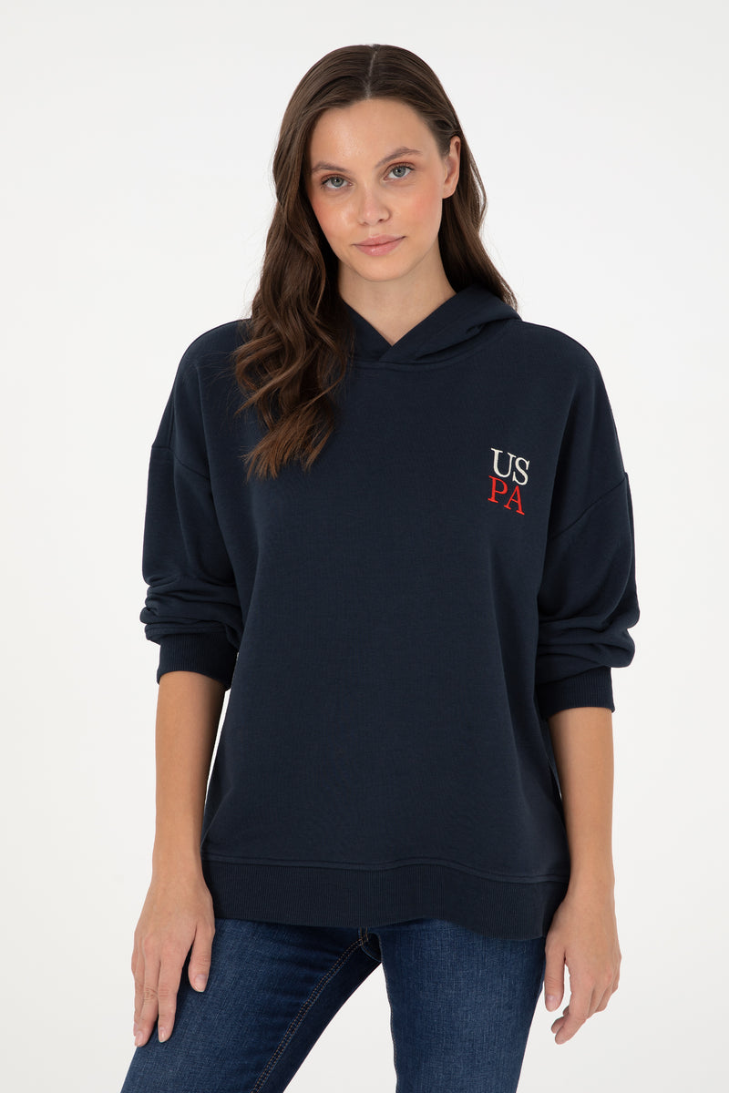 Hoodie bazik me shkrim minimalist USPA