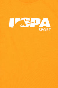 T-shirt USPA Sport me logo me siluetë kali për djem