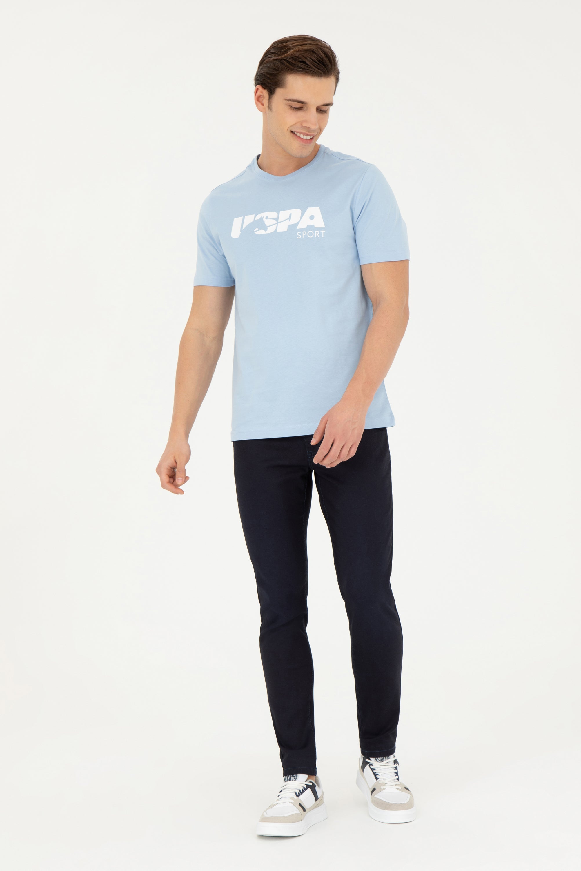 T-shirt USPA Sport me logo me kokë kali