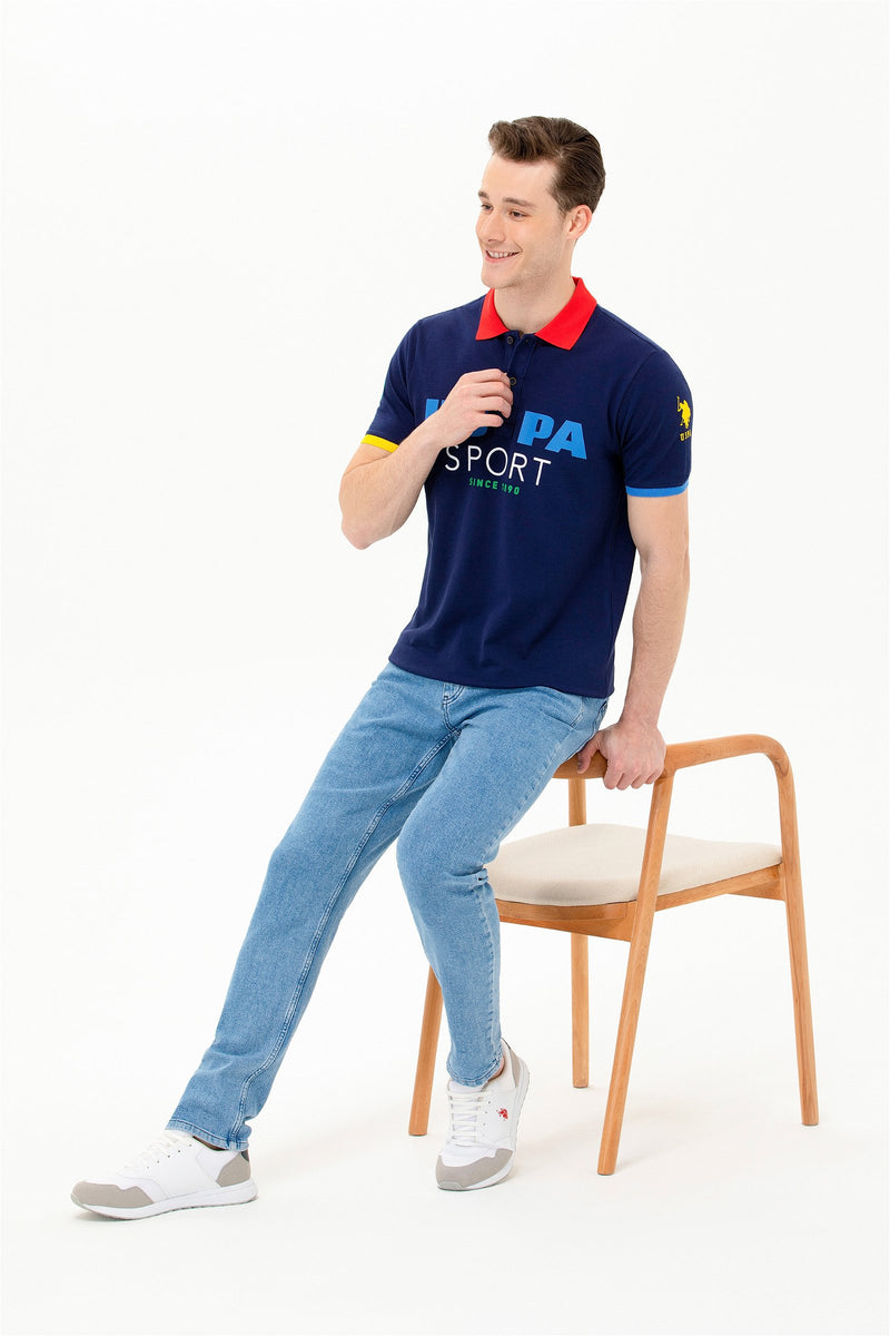 Bluzë polo USPA Sport me shkrim
