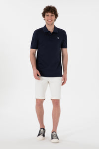 Bluzë polo me logo argjendi