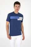 T-shirt me panele ngjyrash