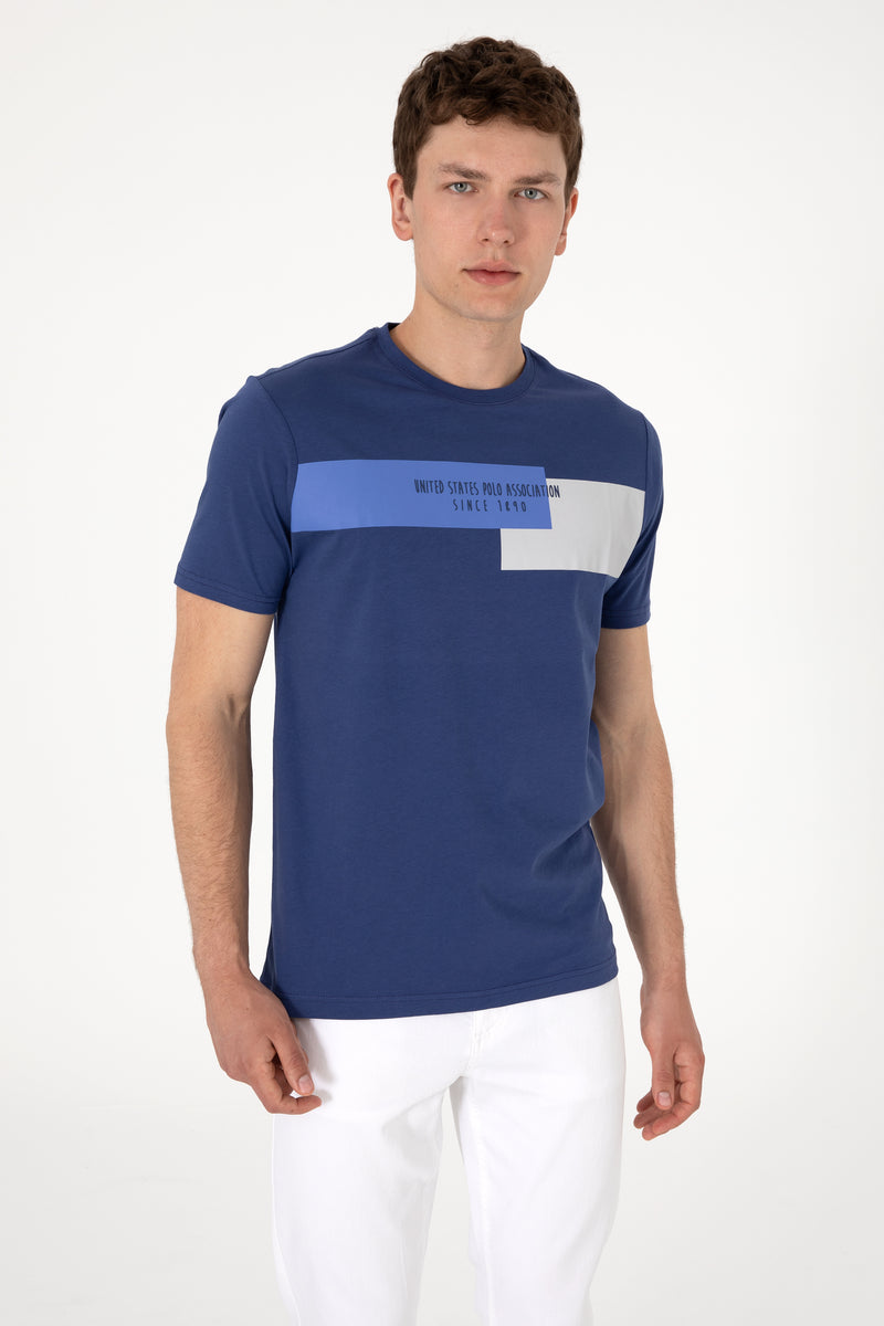 T-shirt me panele ngjyrash