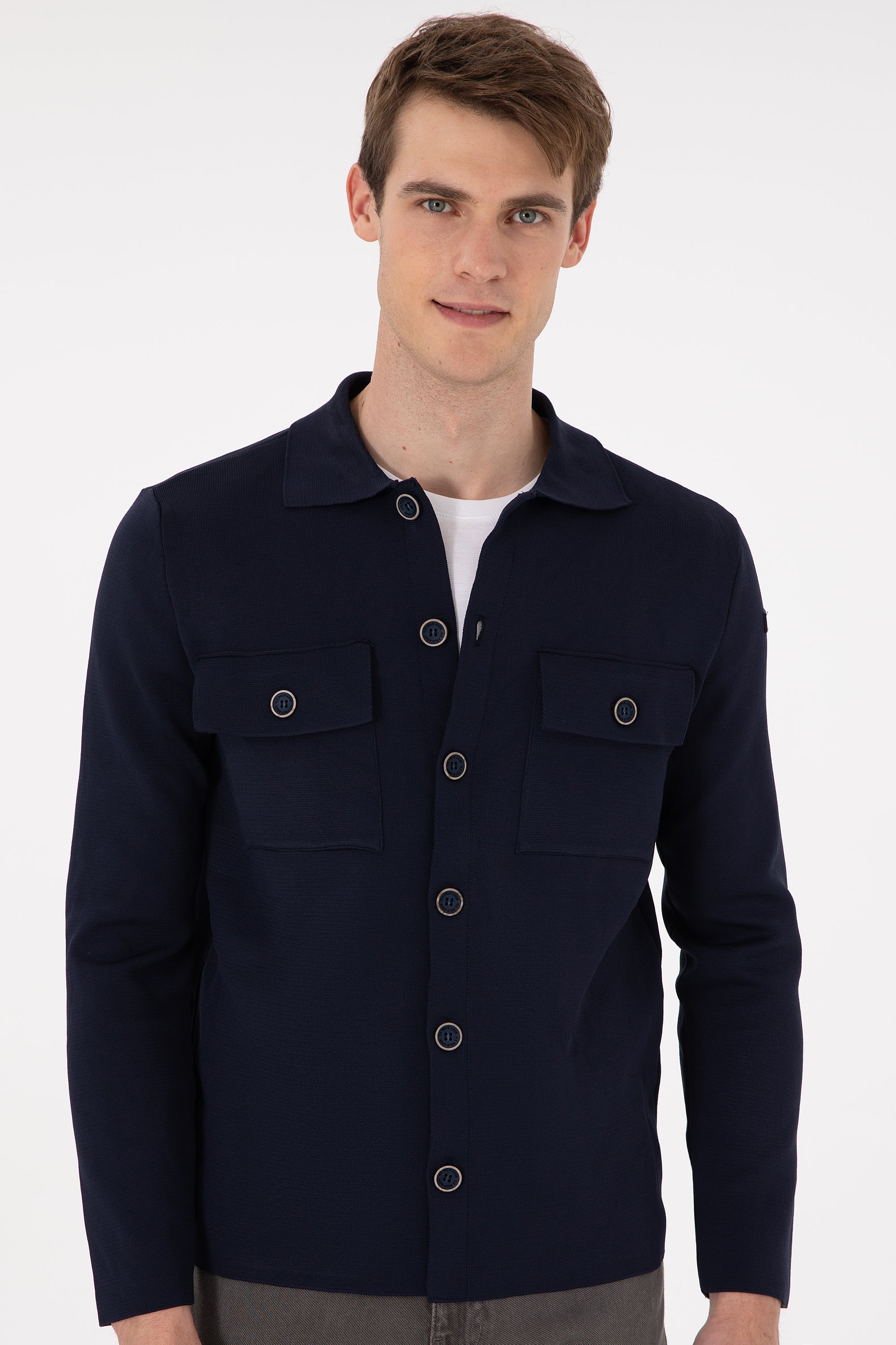 Kardigan klasik me kopsa USPA Exclusive