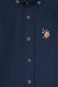 Këmishë elegante me mëngë të gjata për djem