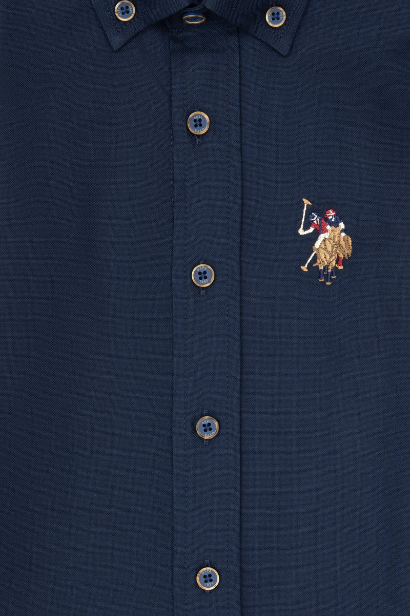 Këmishë elegante me mëngë të gjata për djem