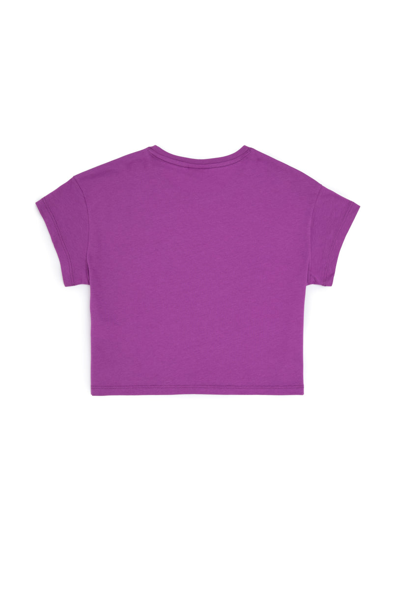 T-shirt USPA me grafik me shkëlqim për vajza