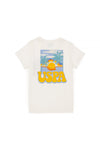 T-shirt USPA me print tropikal për djem