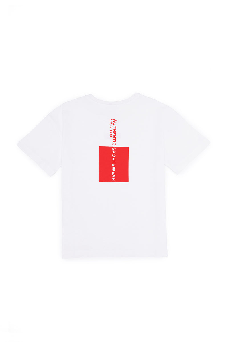 T-shirt USPA Sport me print minimalist për djem