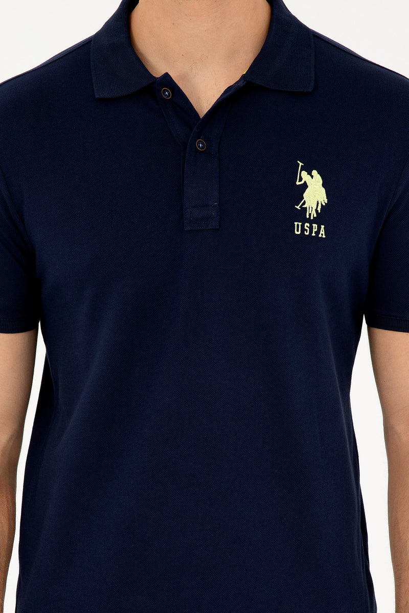 Bluzë polo klasike me logo shumëngjyrëshe