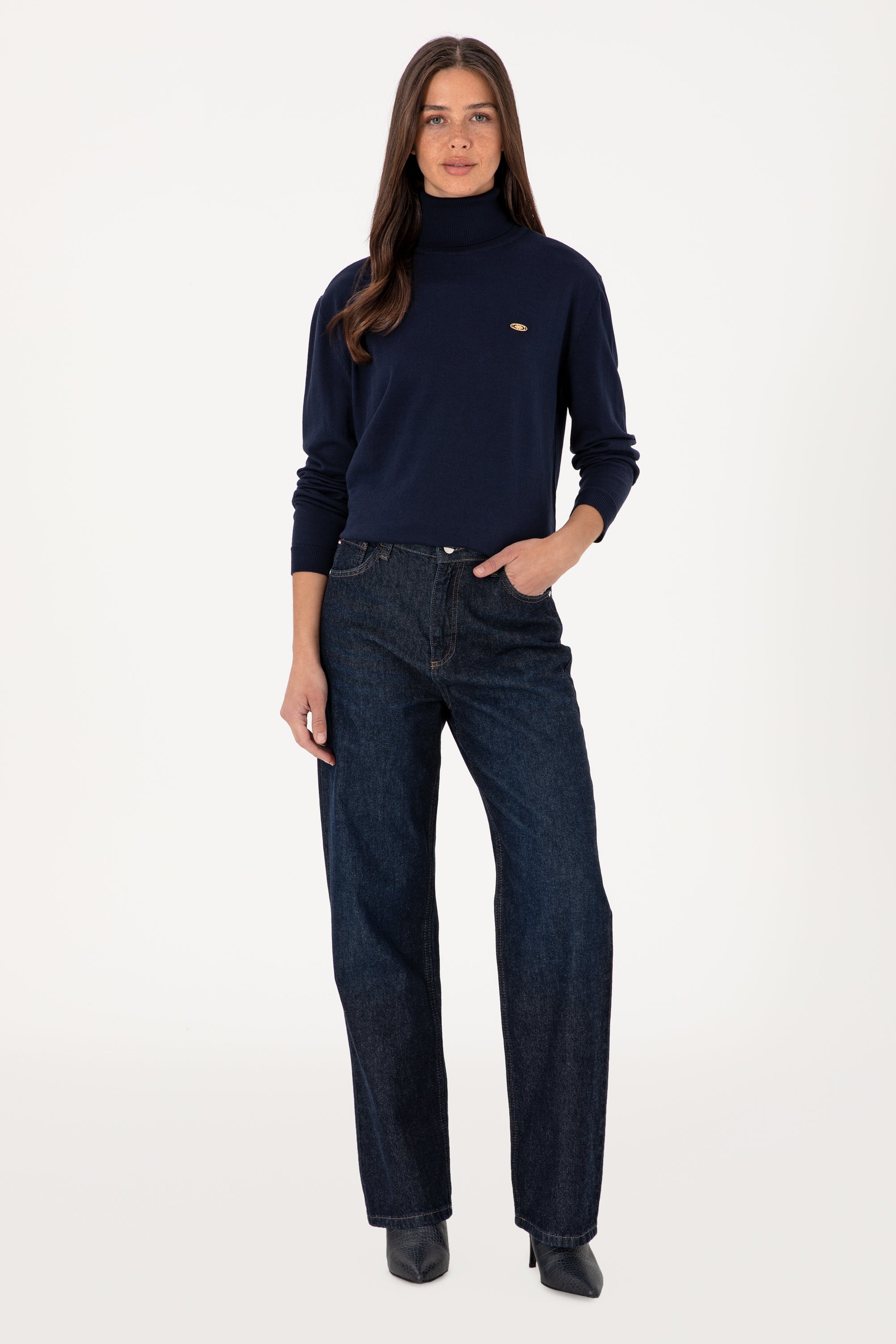 Golf klasik me logo metalike