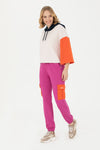 Hoodie USPA Sport me mëngë të gjera shumëngjyrësh
