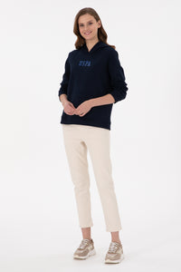 Hoodie me shkrim USPA me shkëlqim