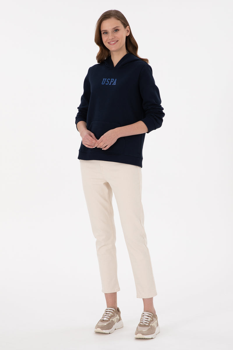 Hoodie me shkrim USPA me shkëlqim