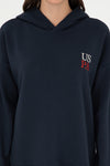 Hoodie bazik me shkrim minimalist USPA