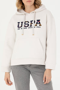 Hoodie me shkrim të qëndisur USPA shumëngjyrësh