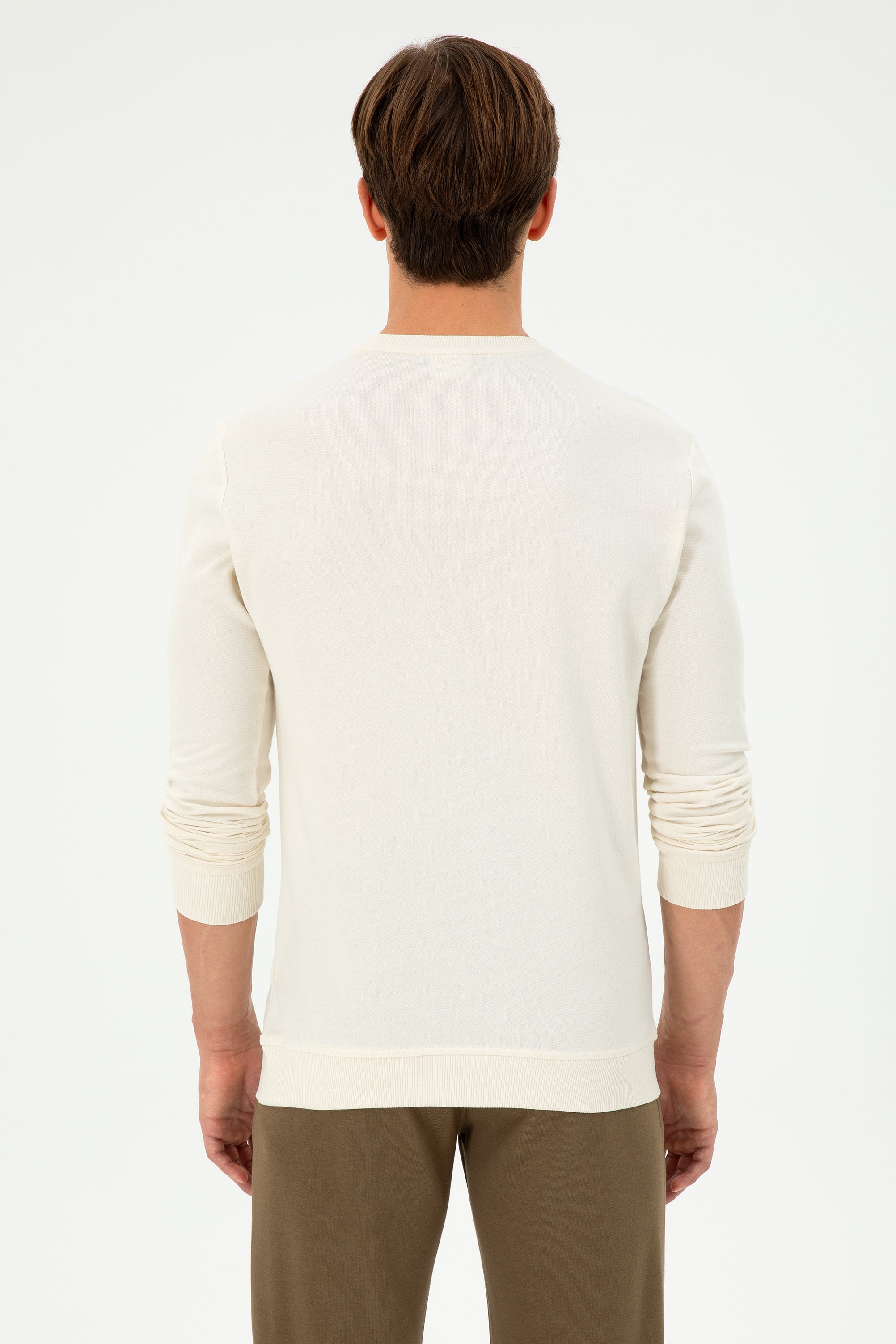 Bluzë sportive me logo retro të qëndisur