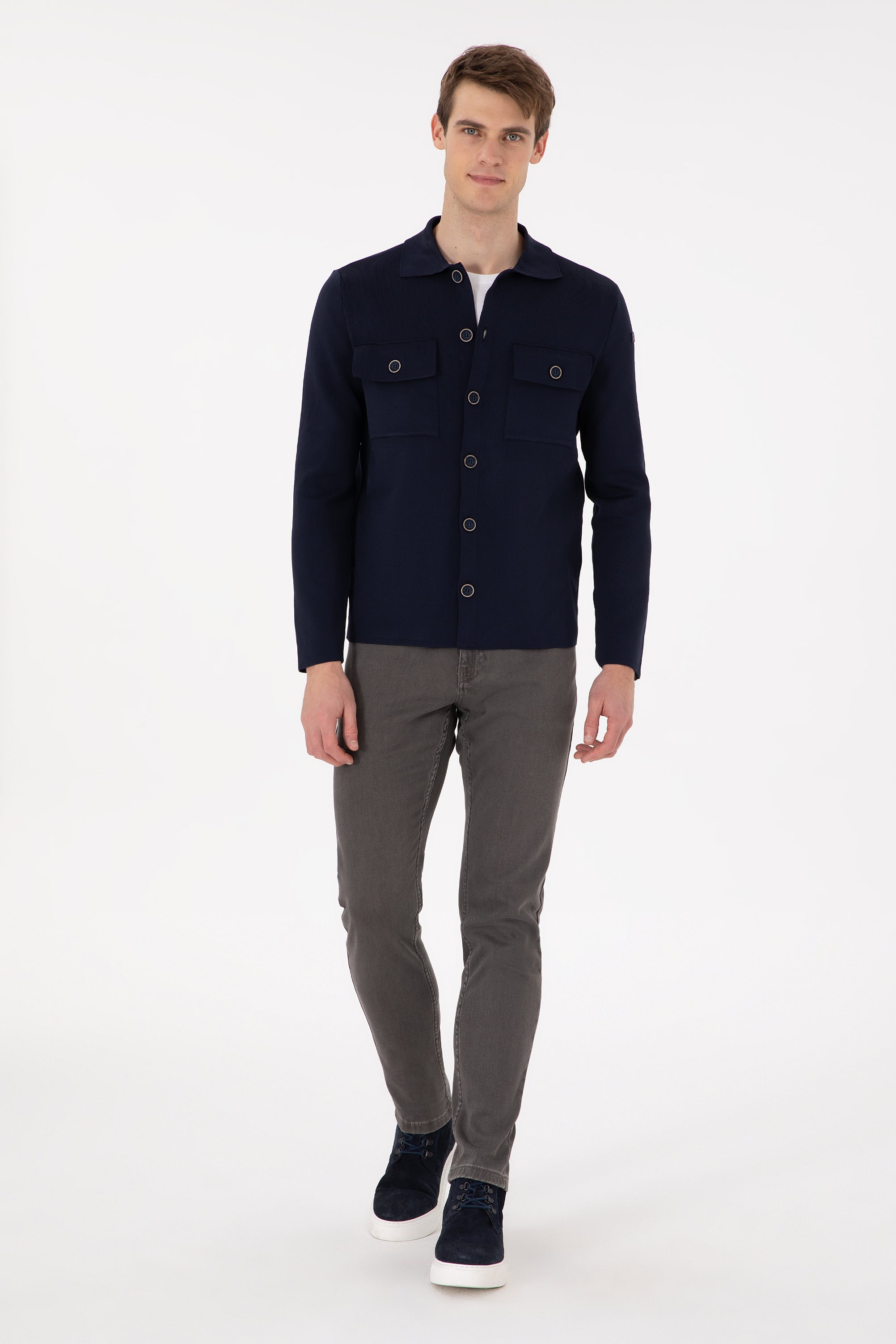 Kardigan klasik me kopsa USPA Exclusive