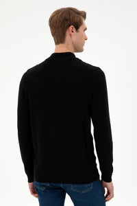 Pulovër klasike me jakë dhe zinxhir