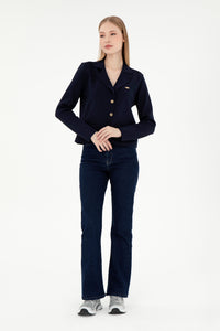 Kardigan me logo metalike