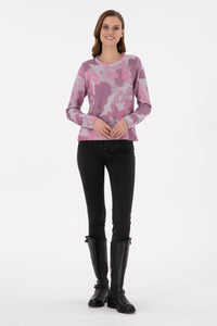 Triko me motive camouflage