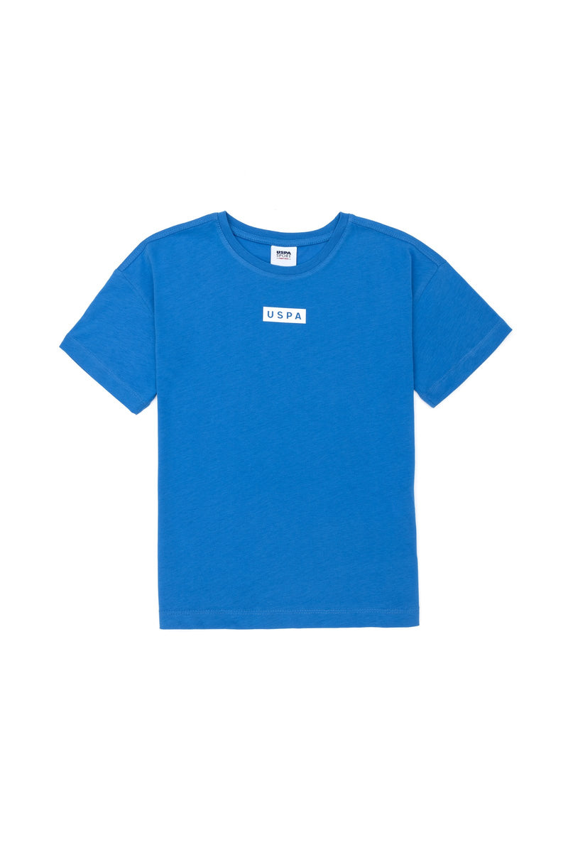 T-shirt USPA Sport me print minimalist për djem
