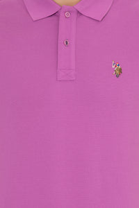 Bluzë polo klasike me logo të qëndisur