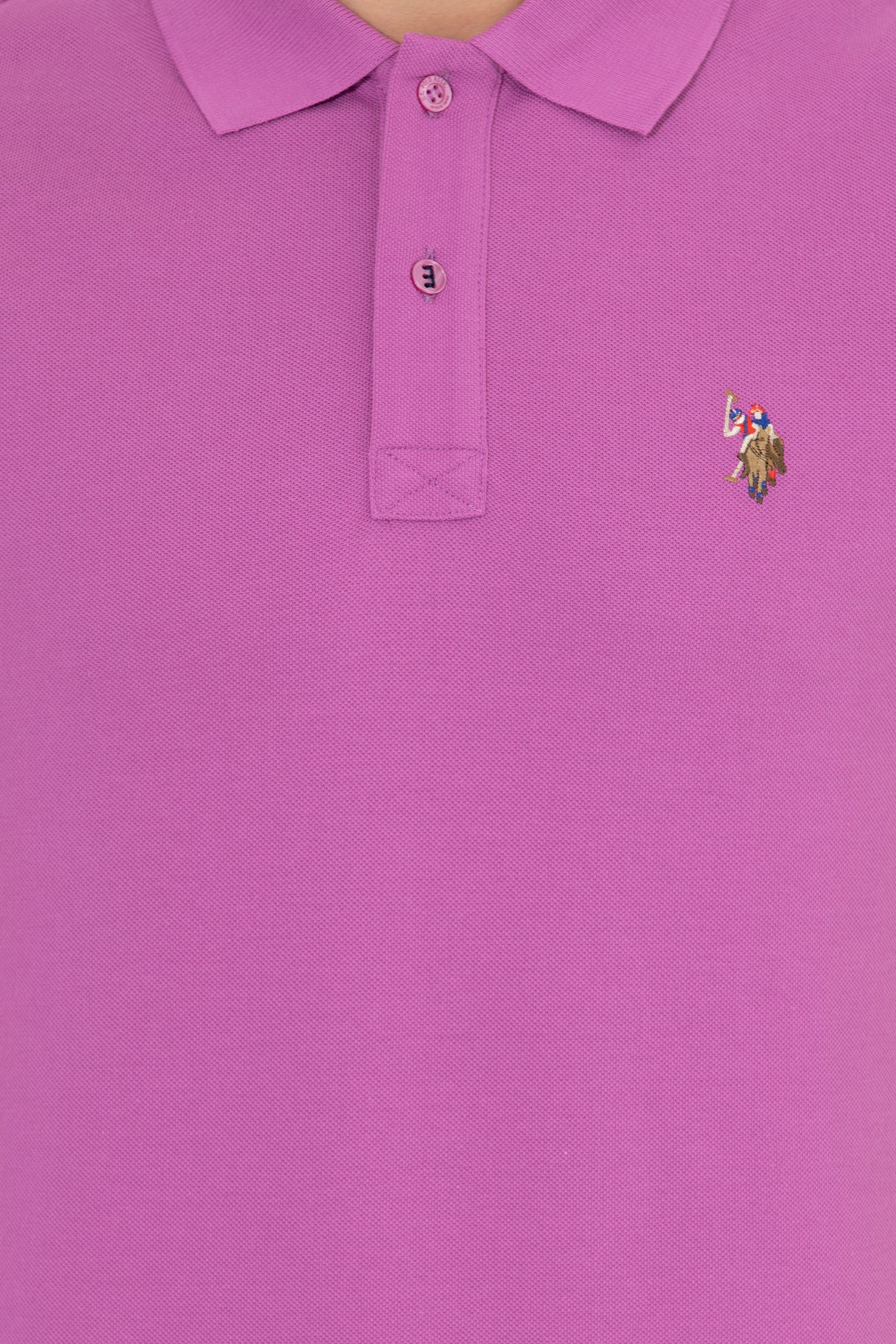 Bluzë polo klasike me logo të qëndisur