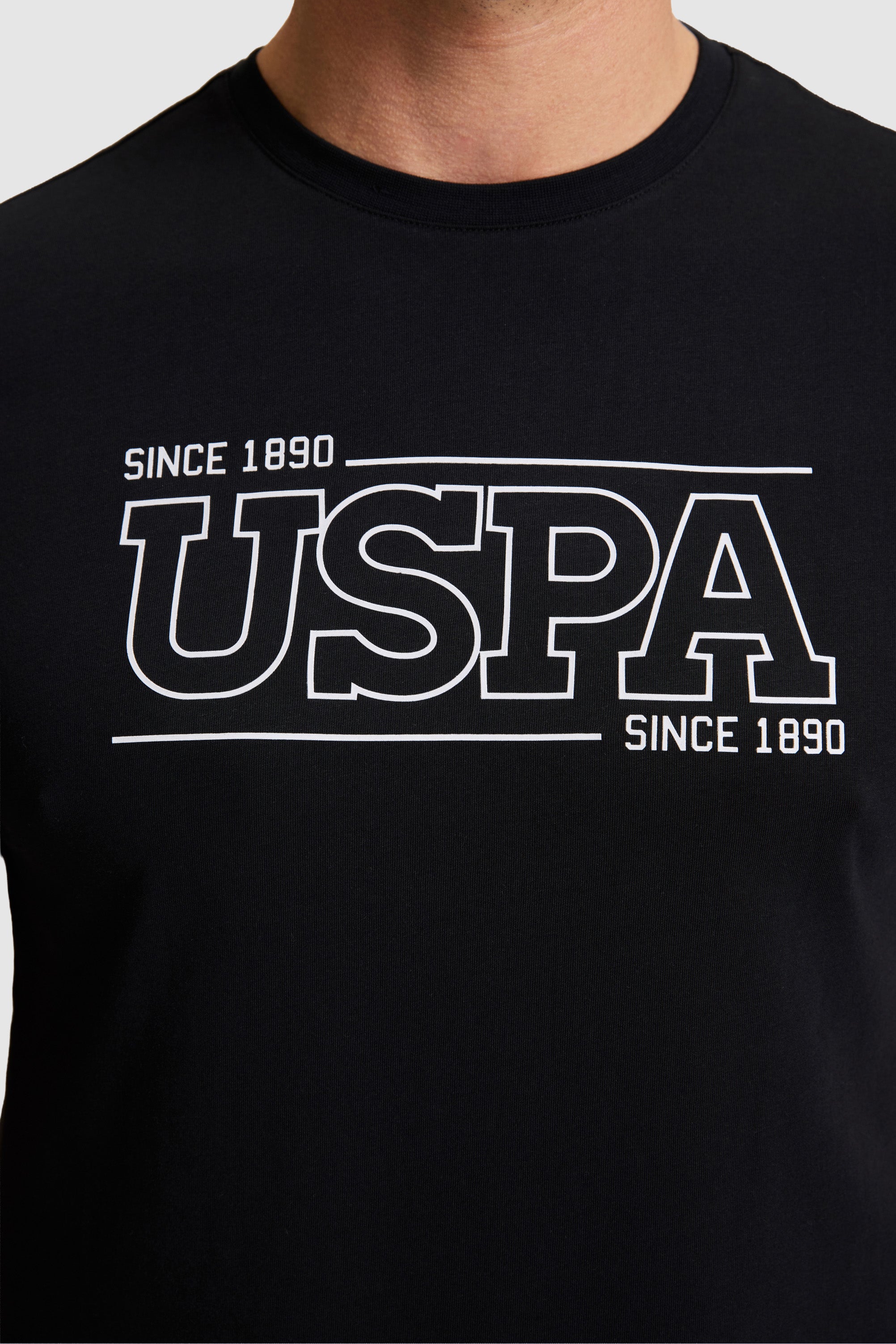 T-shirt me print "USPA"