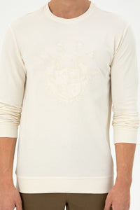 Bluzë sportive me logo retro të qëndisur