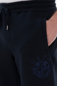 Tuta bazike sportive me logo të qëndisur