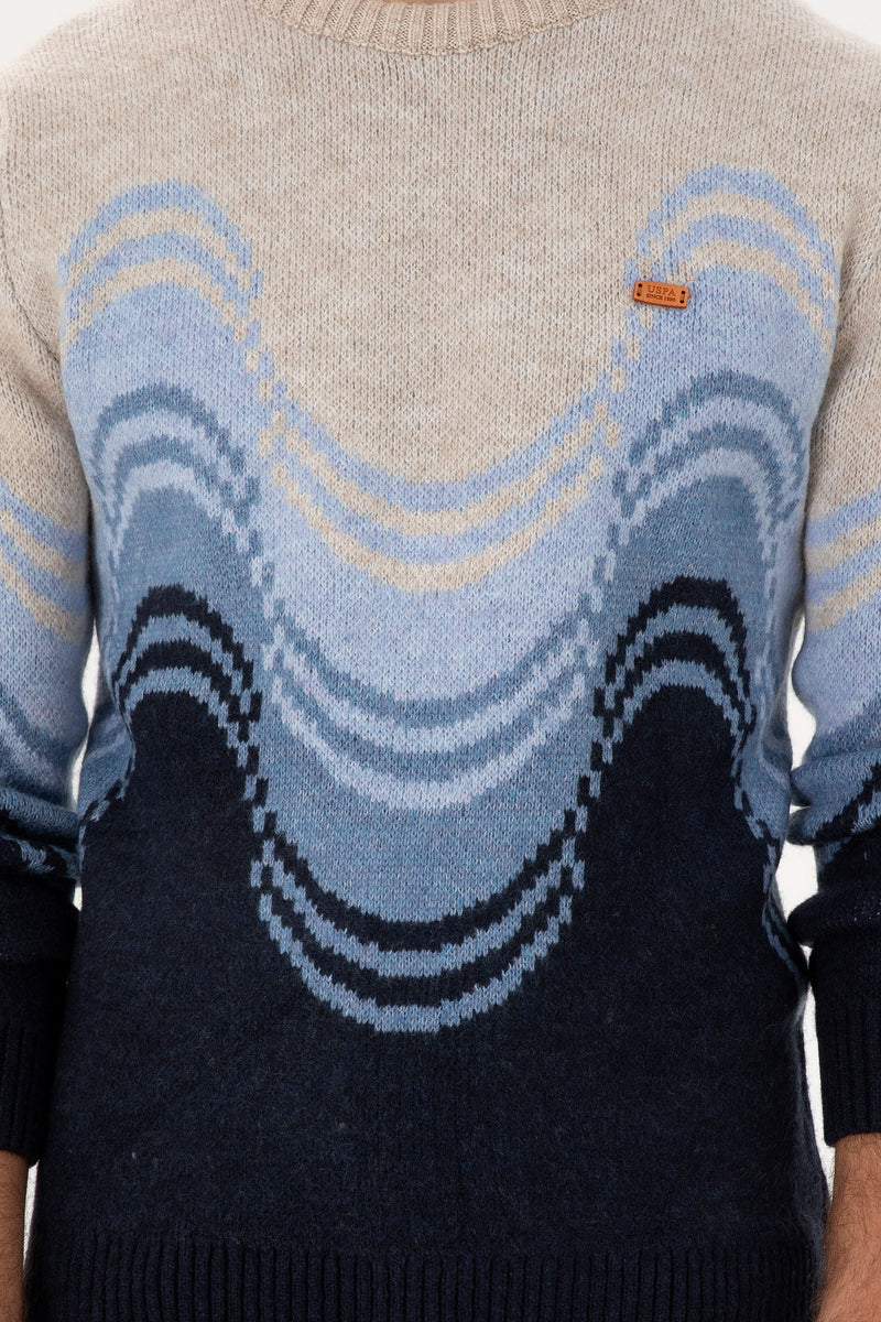 Triko me dizajn dallgësh