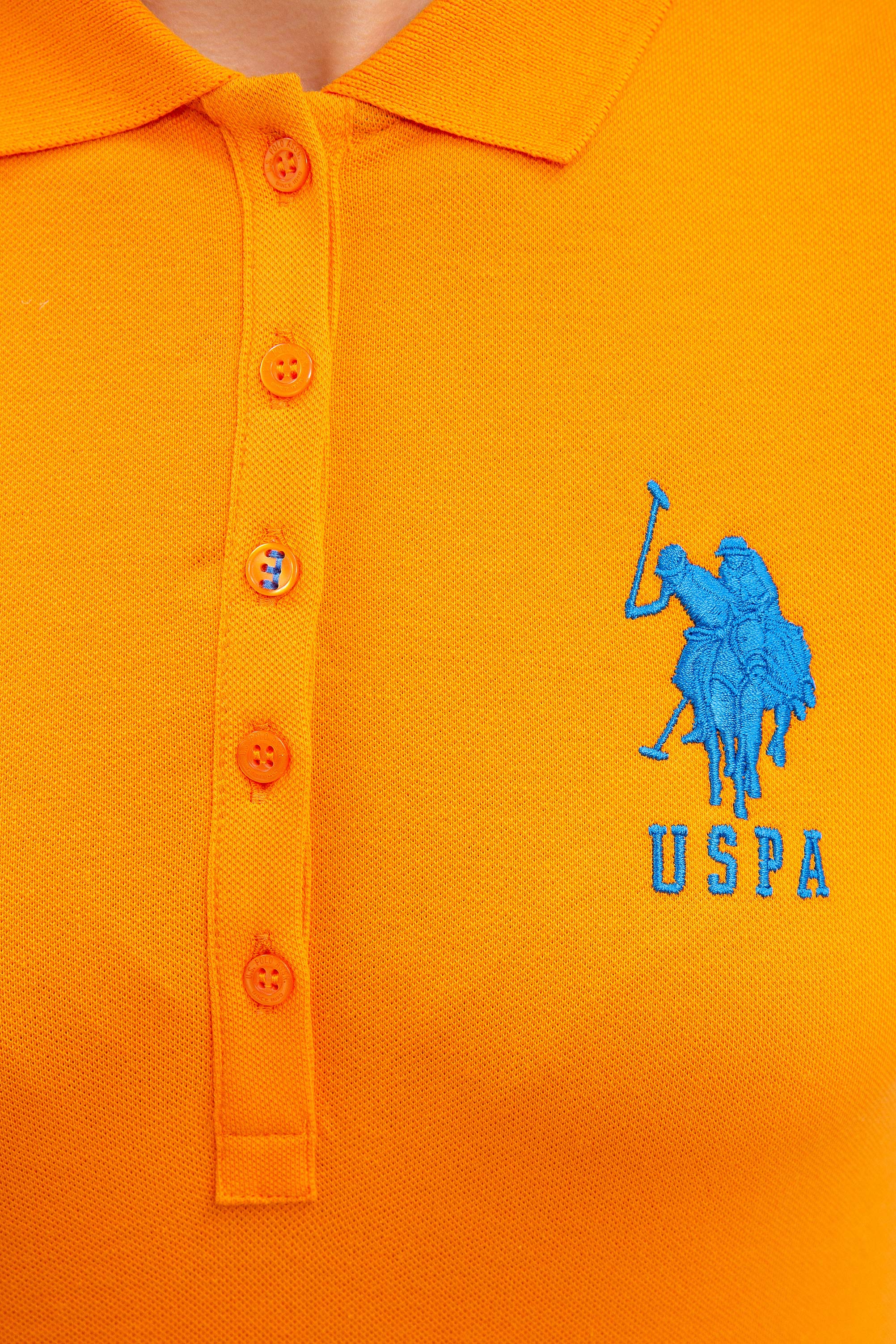 Bluzë polo me logo USPA të qëndisur