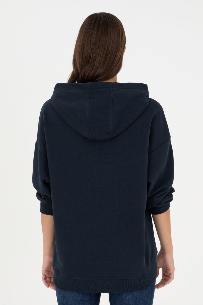 Hoodie bazik me shkrim minimalist USPA