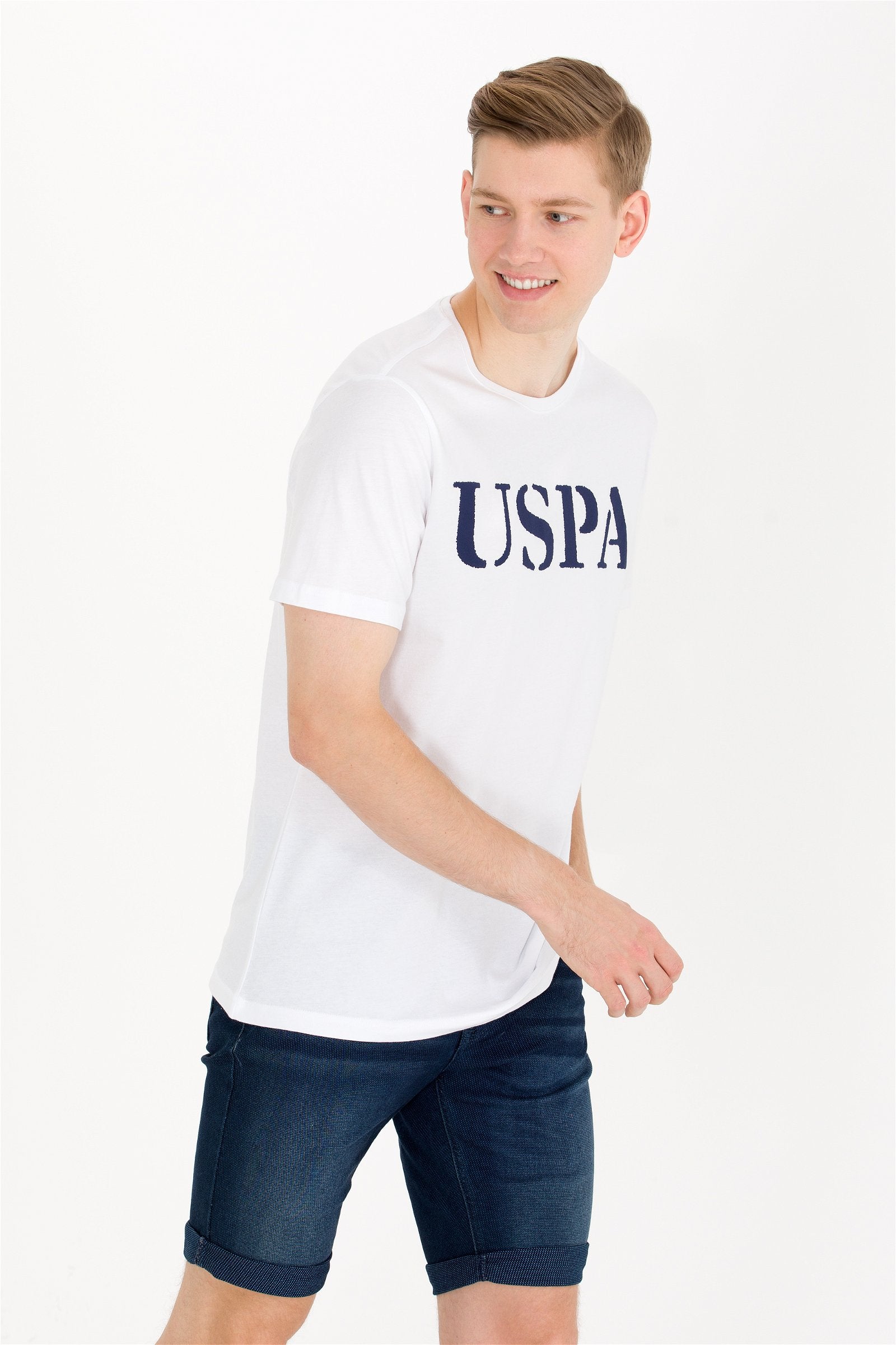 T-shirt me shkrim USPA retro