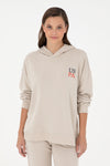 Hoodie bazik me shkrim minimalist USPA