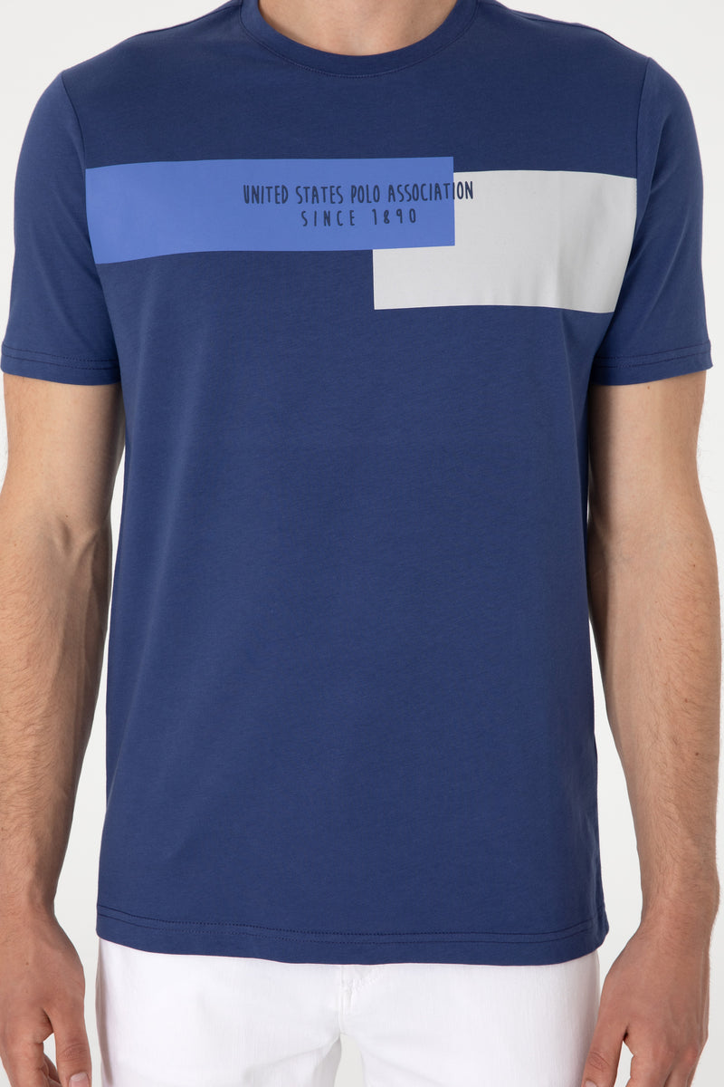 T-shirt me panele ngjyrash