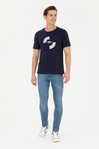T-shirt USPA Sport me print minimalist