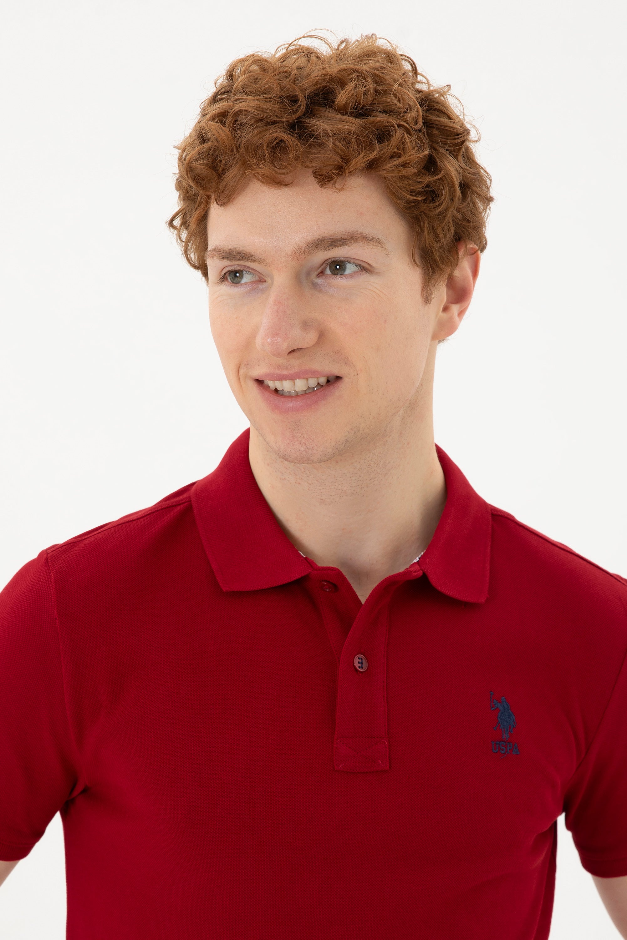 Bluzë polo klasike me logo blu